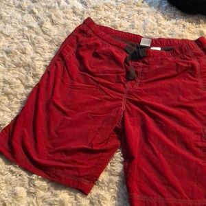 Red Columbia Omni-Shade Swim Trunks sz Large